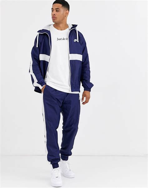 nike hoxton trainingsanzug herren blau|Blaue Nike Trainingsanzüge & Jogginganzüge online .